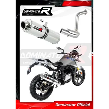 Výfuk pro motocykl Laděný výfuk DOMINATOR BMW G310GS 16-18 KULATÁ KONCOVKA STANDART
