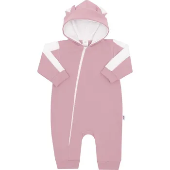 Kojenecký overall Kojenecký teplákový overal New Baby The Best růžový, vel. 92 (18-24m)