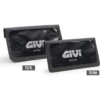 Zavazadlo na motocykl T 519L vodotěsná taštička GIVI na mobilní telefon, ideální pro kombinaci s držákem S920L