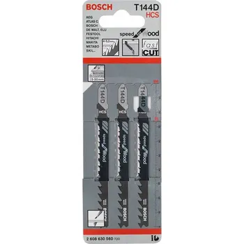Pilový plátek BOSCH Pilový plátek do kmitací pily T 144 D, 3ks 2608630560 free_store_pickup