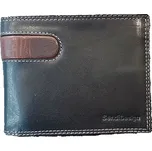 Pánská kožená peněženka Sendi Design černá D-666 black