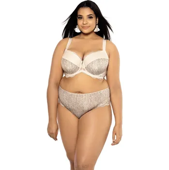 Kalhotky Dámské kalhotky Vanessa - Unikat ecru-šedá S