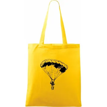 Parašutista - Taška bavlněná - 42 x 38 cm ( Žlutá )