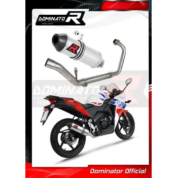 Výfuk pro motocykl Laděný výfuk DOMINATOR HONDA CBR 125R 11-18 SVOD + KONCOVKA HP3