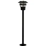 Nordlux Vejers, venkovní sloupková lampa, 1xE27 max 60W, kov, černá, IP54, výška 92cm