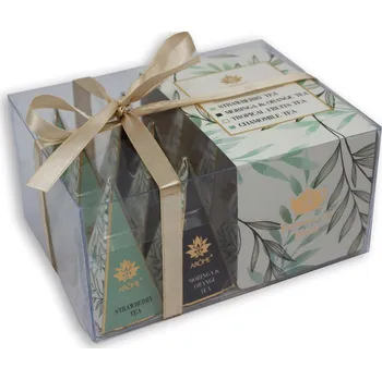 Arôme Dárková sada zelených čajů 4 příchutě 12 ks Čaj Arôme Dárková sada zelených čajů 4 příchutě 12 ks