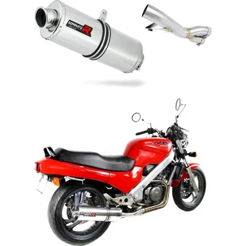 Auto-moto Laděný výfuk DOMINATOR Honda NTV 650 REVERE OVÁLNÁ KONCOVKA