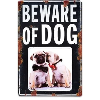 Rám na obraz Plechový fotorámeček DOG 10x10 černý kph