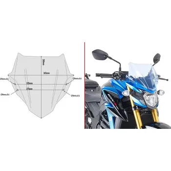 Motodíl GIVI A3113BL plexi Suzuki GSX-S 750 2017 - 2019