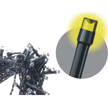 Vánoční dekorace Emos Vánoční osvětlení, LED řetěz, teplá bílá - 4 m, 40 LED