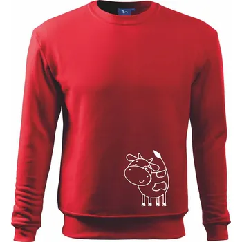 Chlapecké tričko Kráva veselá - Mikina Essential dětská - 158 cm/12 let ( Červená )