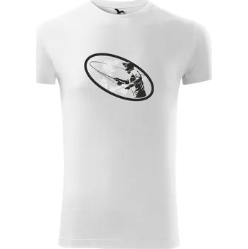 Pánské oblečení Muškaření muž - Viper FIT - Pánské zůžené tričko - M ( Bílá )