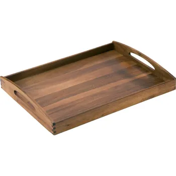 Podnos hranatý akácie 53 x 41 x 7 cm - Zassenhaus (Servírovací podnos hranatý akácie 53 x 41 cm - Zassenhaus)