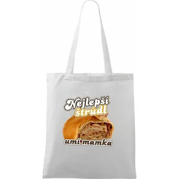 Nejlepší štrúdl umí mamka - Taška bavlněná - 42 x 38 cm ( Bílá )