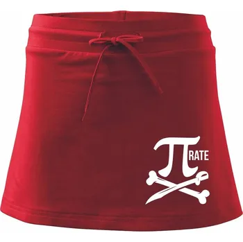 Dámská sukně Pirate PÍ - Sportovní sukně - two in one - L ( Červená )