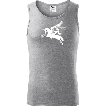 Airborne units - Tílko pánské Core - L ( Tmavě šedý melír )