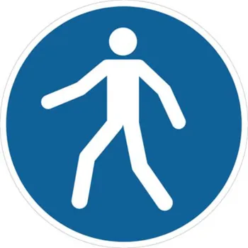 Heskins Podlahová značka - Pouze pro pěší HESKINS podlahové značky 430 mm