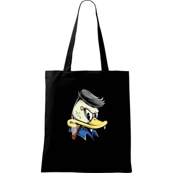 Kačer rebel - Taška bavlněná - 42 x 38 cm ( Černá )