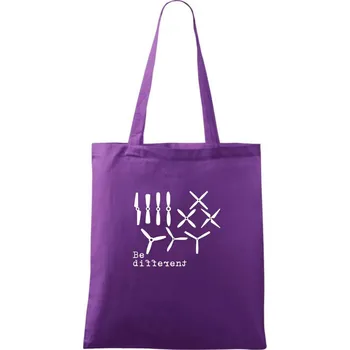 Dron Be different - Taška bavlněná - 42 x 38 cm ( Fialová )