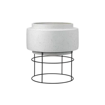 Zahradní dekorace Botanique 49 cm, Povrchy bílá keramika