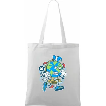 Globus komiks - Taška bavlněná - 42 x 38 cm ( Bílá )
