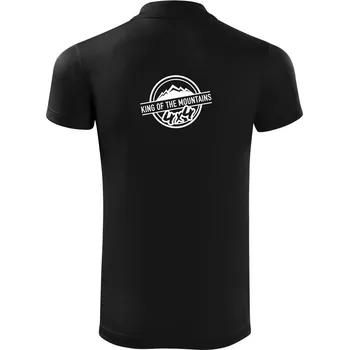 Pánská košile King of the Mountains - Polokošile Victory sportovní (dresovina) - 3XL ( Černá )