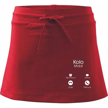 Dámská sukně Kolo volá - Sportovní sukně - two in one - M ( Červená )