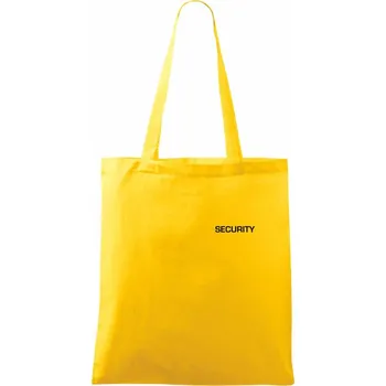 Security nápis - Taška bavlněná - 42 x 38 cm ( Žlutá )