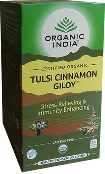 Čaj Organic india Tulsi se skořicí a Amritou Bio 25x 2 g