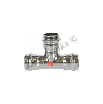 Fitinka FRABO - Itálie | uhlík.ocel T-kus FxFxF , lisovací, PRESS, C-STEEL - 28mm FPC.C130