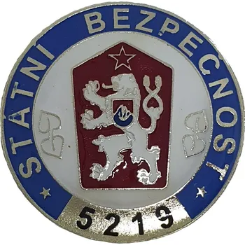 Odznak Státní Bezpečnost (Stb) - Česká verze