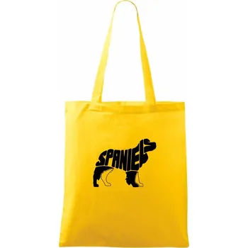 Kokršpaněl - Taška bavlněná - 42 x 38 cm ( Žlutá )