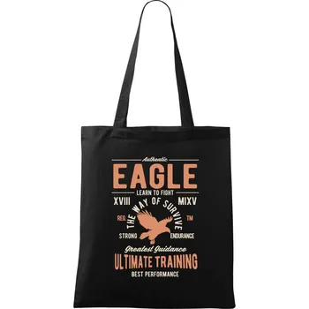 Nákupní taška Authentic Eagle - Taška bavlněná - 42 x 38 cm ( Černá )
