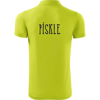 Pánská košile Pískle - Polokošile Victory sportovní (dresovina) - L ( Limetková )