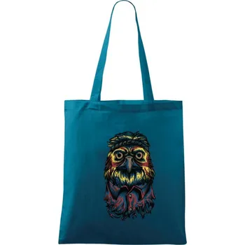 Orel od kadeřníka - Taška bavlněná - 42 x 38 cm ( Petrolejová )