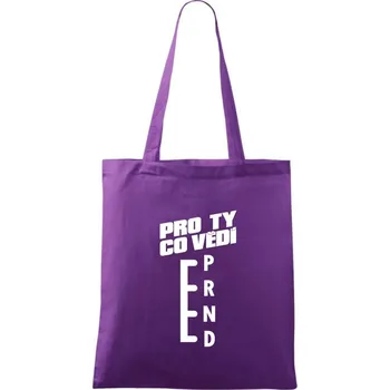 Automat pro ty co vědí - Taška bavlněná - 42 x 38 cm ( Fialová )