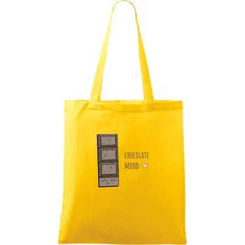 Nálada na čokoládu - Taška bavlněná - 42 x 38 cm ( Žlutá )