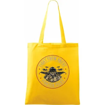 Death From Above - Taška bavlněná - 42 x 38 cm ( Žlutá )