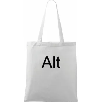 Nákupní taška Alt - Taška bavlněná - 42 x 38 cm ( Bílá )