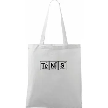 Tenis tabulka - Taška bavlněná - 42 x 38 cm ( Bílá )