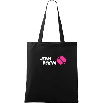 Jsem pěkná kost - Taška bavlněná - 42 x 38 cm ( Černá )