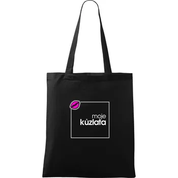 Nákupní taška Moje kůzlata v ohradě - Taška bavlněná - 42 x 38 cm ( Černá )
