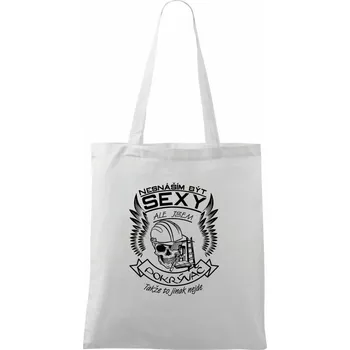Nesnáším být sexy - pokrývač - Taška bavlněná - 42 x 38 cm ( Bílá )
