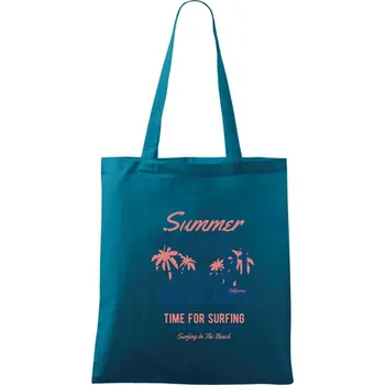 Summer Adventure - Taška bavlněná - 42 x 38 cm ( Petrolejová )