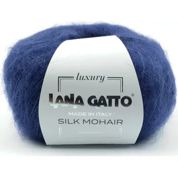 Příze Lana Gatto pletací příze mohér hedvábí SILK MOHAIR bluette
