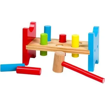 Dřevěná hračka Glow2B Spielwaren Glow2B Dřevěná zatloukačka