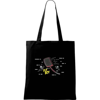 Fly Boy - Taška bavlněná - 42 x 38 cm ( Černá )