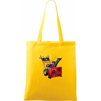 Sněhová fréza - Taška bavlněná - 42 x 38 cm ( Žlutá )