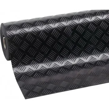 Rohožka Gumová průmyslová protiskluzová rohož FLOMA Checker (diamant) - délka 10 m, šířka 125 cm, výška 0,4 cm