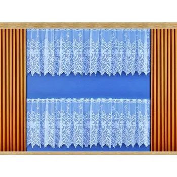 Záclona Záclona Květ-kruh výška 80 cm (bílá)